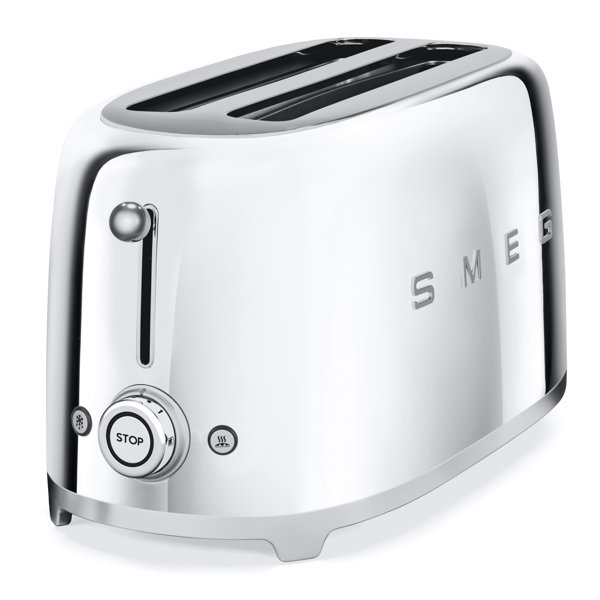 SMEG 50's Retro Style Aesthetic 4 Slice Toaster & Reviews Birch Lane
